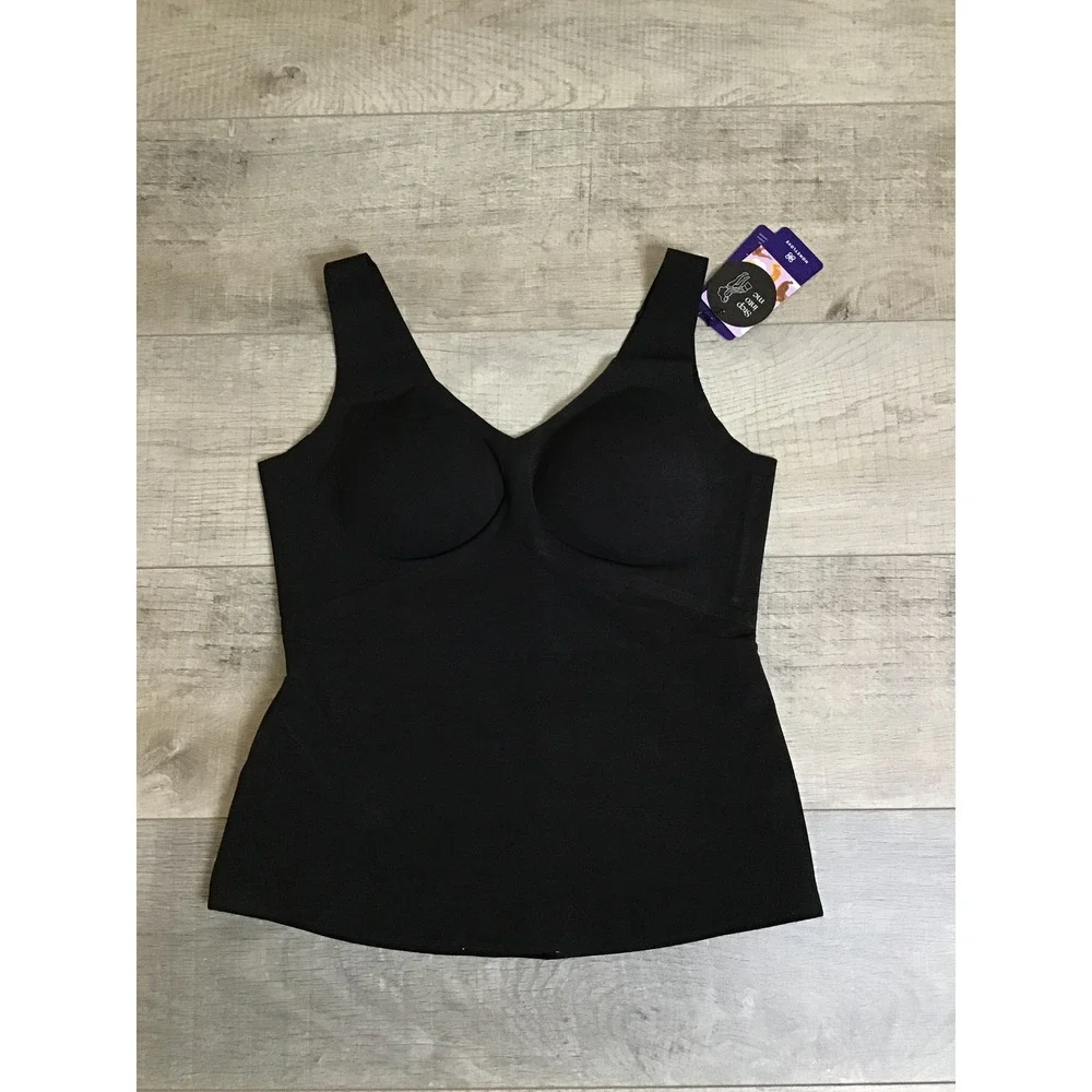 Honeylove Women's Vamp LiftWear Built in Bra Tank Tops Size XL NWT